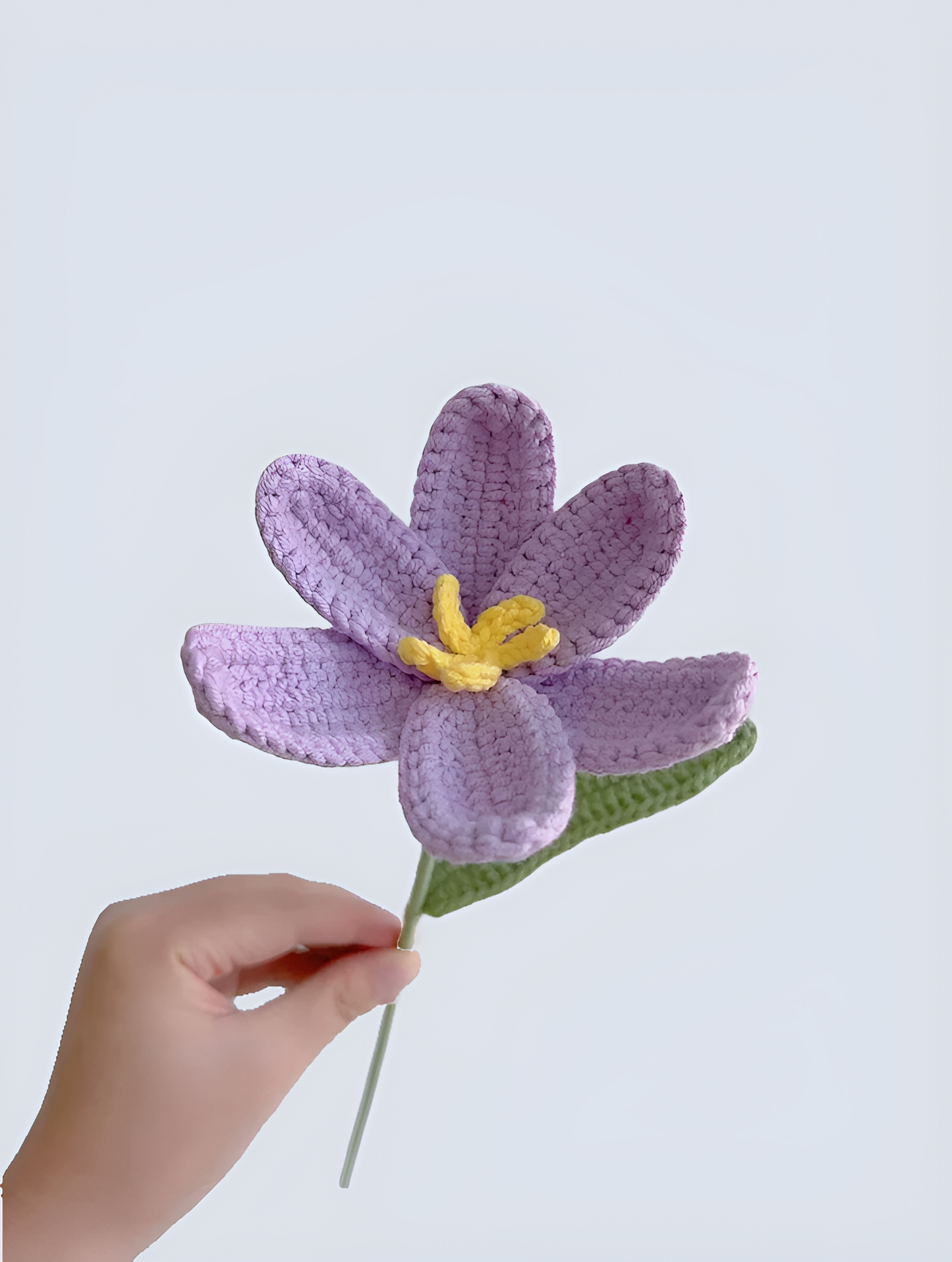 Lavender Lily Crochet Flower