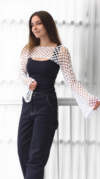 Tangling Crochet Sleeves