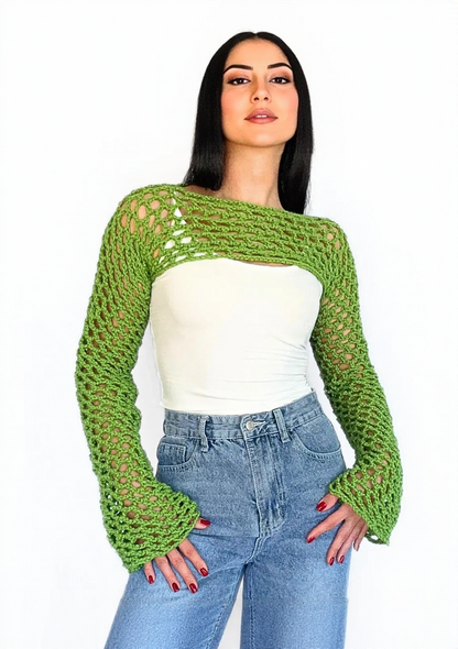 Tangling Crochet Sleeves